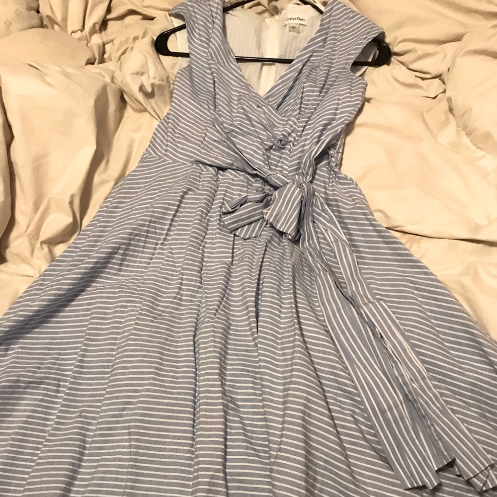 Calvin Klein stripped dress
